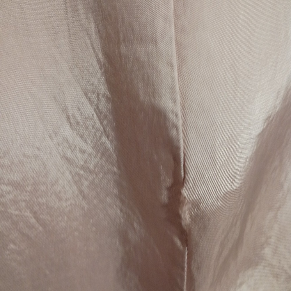 Zara Pink Ruffle Bell Sleeve Coat Lined Full Zip Sz XS Peacoat - Picture 11 of 13